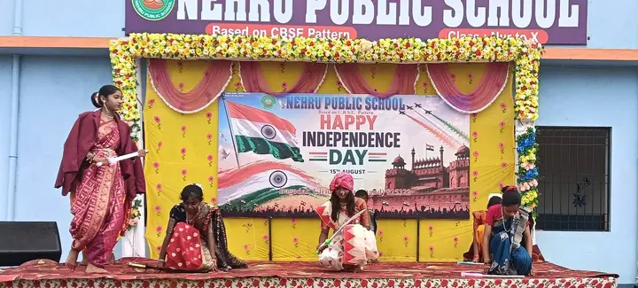 A drama performance on the Independence Day stage