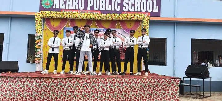 Boys group performance on the Independence Day stage